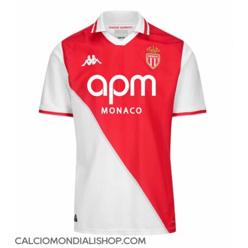 Maglie da calcio AS Monaco Prima Maglia 2024-25 Manica Corta